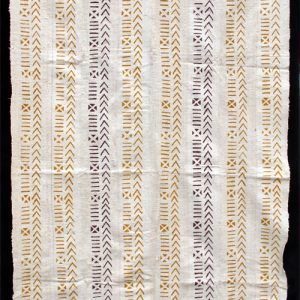 Bogolanfini - White "Mudcloth" tafé (wrapper)