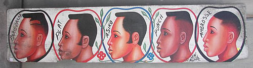 Paris - Dakar Hairdresser's Sign