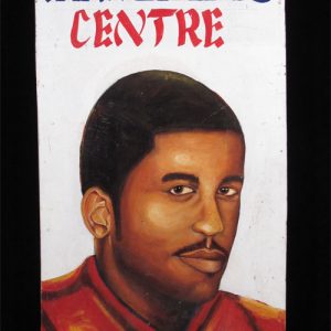 ABISIWAY BARBERING CENTRE Sandwich-board style Barber Sign