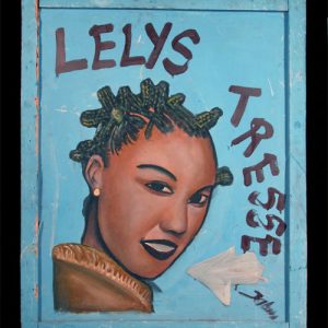 LELYS TRESSE Two-sided Hairdresser Sign