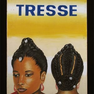 GOD'S WAY TRESSE (#1) Sandwich board-style Hairdresser Sign