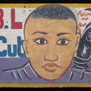 B.L. Cut Hairdresser Sign