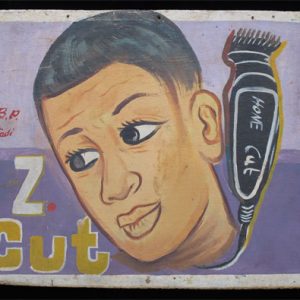 Z Cut Hairdresser Sign