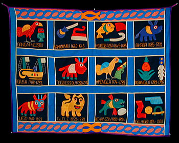 Twelve Kings of Dahomey Royal Dynasty Banner