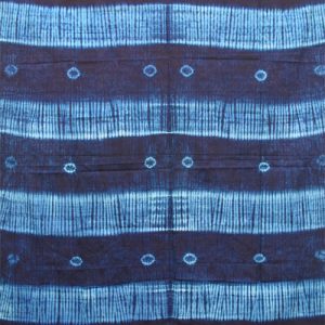 Yoruba Adire Oniko Indigo Tie-dye Cloth