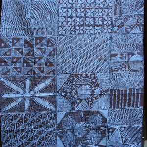 Yoruba Indigo Resist-dye Adire Eleko Cloth