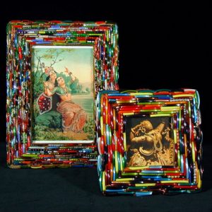 Indian Glass Bangle Picture Frames (medium)