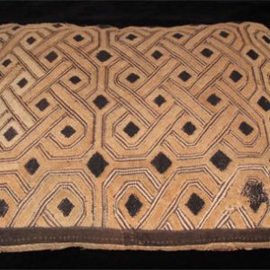 Shoowa Velvet Kuba-cloth Cushion