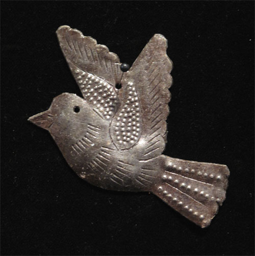 Recycled Steel-drum Mini Bird Ornaments