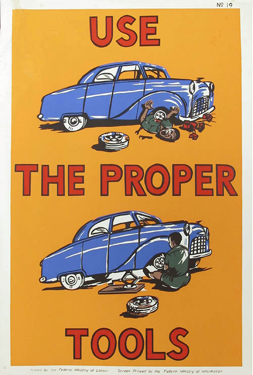 USE PROPER TOOLS - Workplace Safety Poster #19