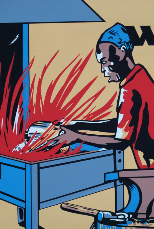 do not revive FIRES with inflammable LIQUIDS - Workplace Safety Poster #33