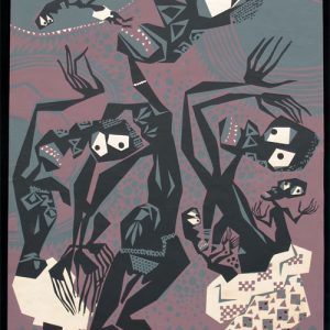 Iwin Series (dancers on purple) 