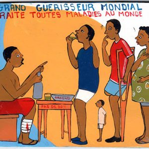 "Grand Guerisseur Mondial" Mini Signboard