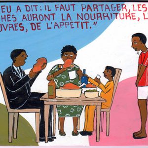 "Dieu A Dit" Mini Signboard