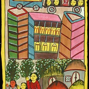 A Better World Patachitra Story Scroll