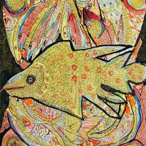 Golden Fishes in the Dark Sea