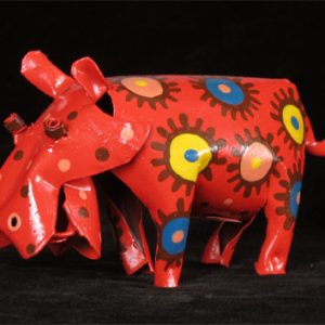Painted Hippo (medium size)