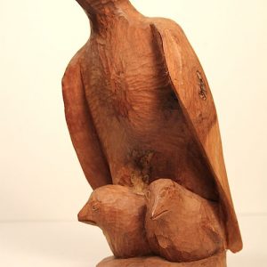 Mother Bird with Young