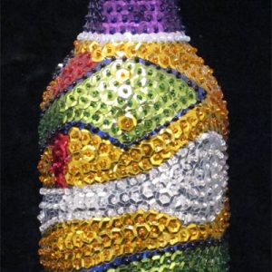 Damballa (olive-green) Vodou Bottle