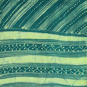 Batik Shawl on Rayon by Gasali Adeyemo