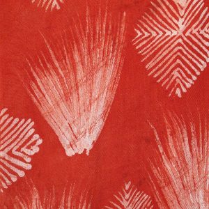 Batik Shawl on Rayon by Gasali Adeyemo