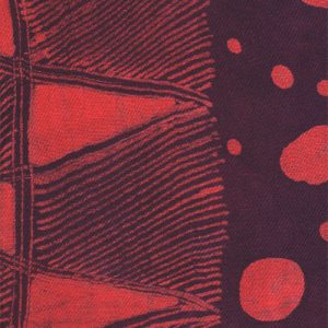 Batik Scarf on Rayon by Gasali Adeyemo