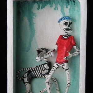 A Bone for the Dog - Retablo