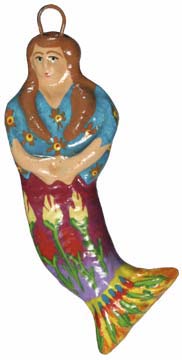 "La Sirena" Guatemalan Mermaid Ornament