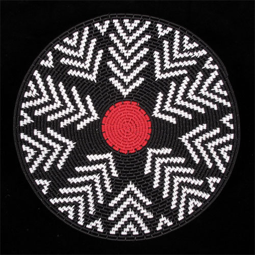 Imbenge Zulu "Hardwire"Wire Basket - geometric style