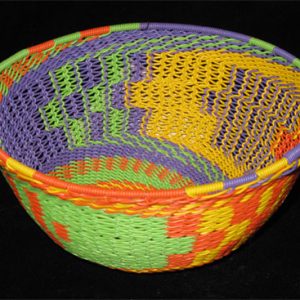 Imbenge Zulu Telephone Wire Basket (bowl shape)