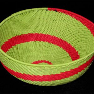 Imbenge Zulu Telephone Wire Basket (bowl shape)