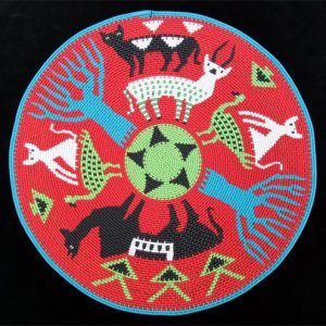 Imbenge Zulu "Hardwire"Wire Basket - pictorial style