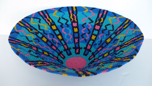 Imbenge Zulu "Hardwire"Wire Basket - geometric style