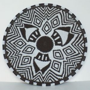 Imbenge Zulu "Hardwire"Wire Basket - pictorial style