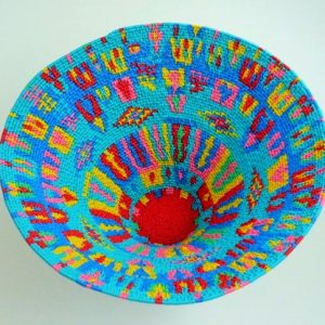 Imbenge Zulu "Hardwire"Wire Basket - geometric style