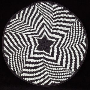 Imbenge Zulu "Hardwire"Wire Basket - geometric style