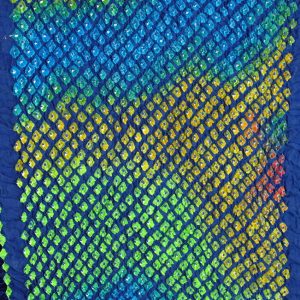 Multi-color Bandhani Silk Scarf 