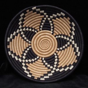 Tea Blossom pattern basket - Medium