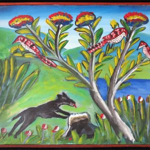 Black Dog and Red Birds