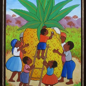 Children with Pineapple