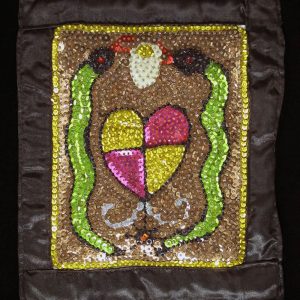 Dambala and Erzulie Vodou Flag