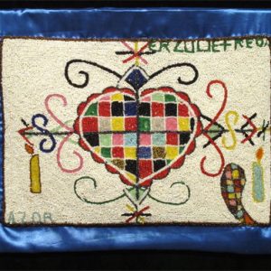 Erzulie Freda Beaded Vodou Flag