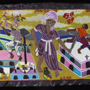 Jan Zombi Vodou Flag