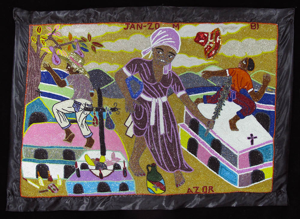 Jan Zombi Vodou Flag
