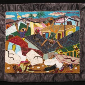 "Seisme 12 Janvier 2010" Beaded Drapo
