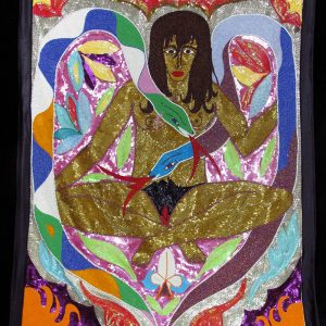 Ayida Wedo/Snake Woman - Vodou Flag