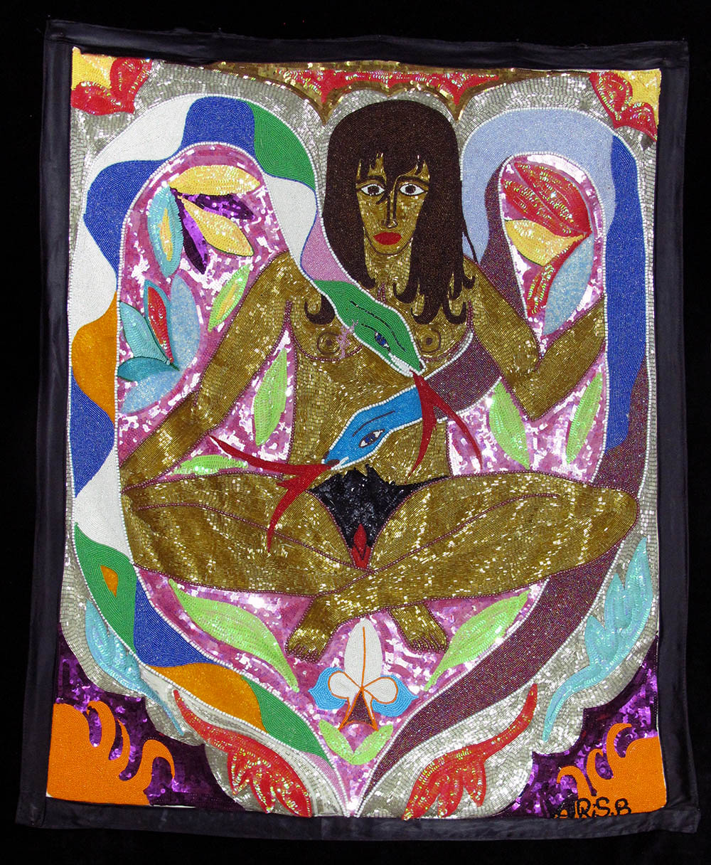 Ayida Wedo/Snake Woman - Vodou Flag