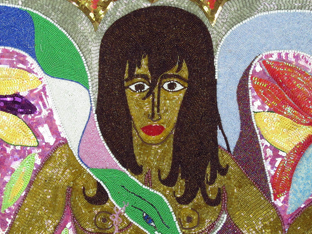 Ayida Wedo/Snake Woman - Vodou Flag