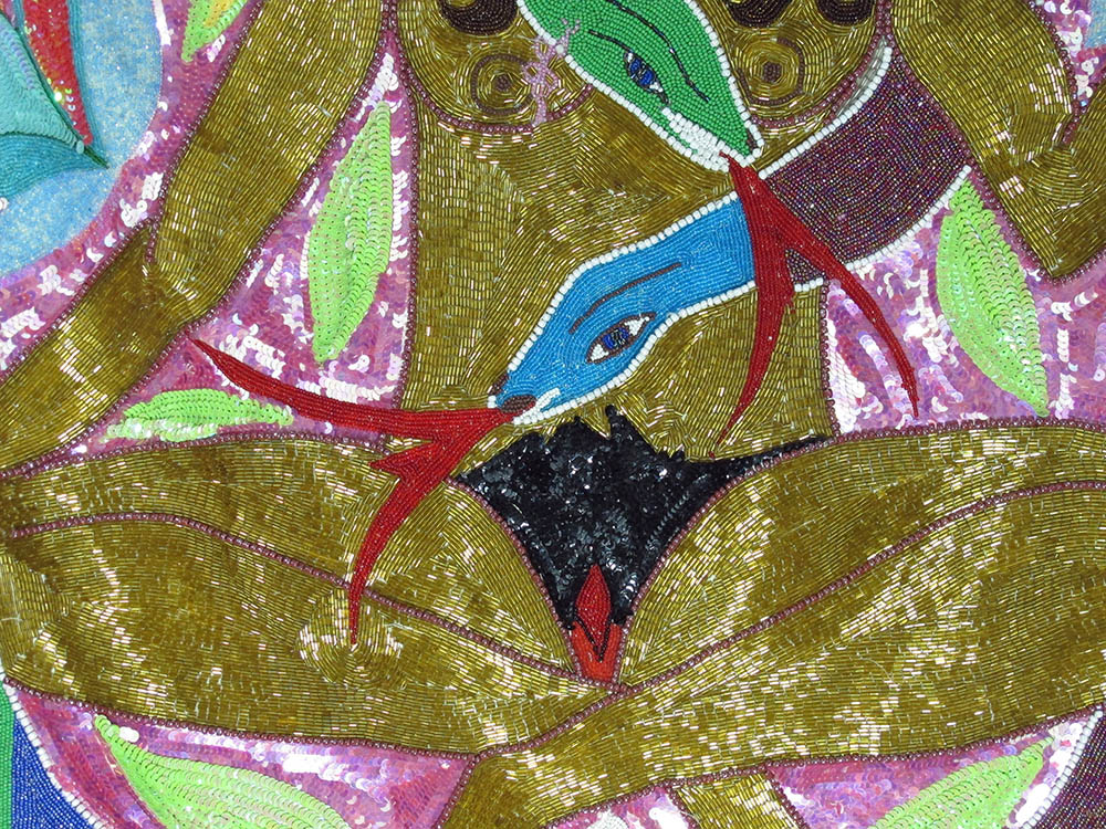Ayida Wedo/Snake Woman - Vodou Flag