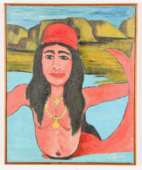La Sirene Contemplating a Forlorn Landscape
